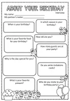 Vorschau - Arbeitsblätter - Interview Birthday / Klasse 5,6 - Deckblatt