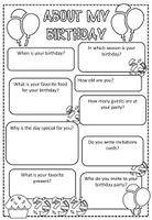 Vorschau - Arbeitsblätter - Interview Birthday / Klasse 5,6 - Seite 3