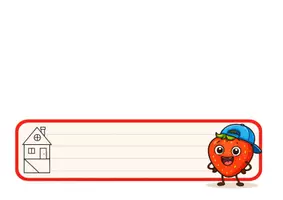 Vorschau - Bildkarten - Namensschilder mit Erdbeeren für den Tisch und zum Anhängen - Seite 3
