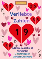 Vorschau - Arbeitsblätter - Verliebte Zahlen Klettmappen - Deckblatt
