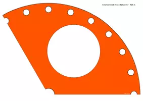 Vorschau - Spiele - orange Chancenrad Bastelvorlage - editierbar (mit Bastelanleitung) - Seite 1