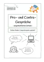 Vorschau - Arbeitsblätter - Pro- und Contra Gespräche - Deckblatt