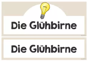 Vorschau - Arbeitsblätter - Der Aufbau einer Glühbirne - Aushang und Merkeintrag - Seite 2