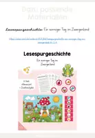 Vorschau - Poster - Ablauf Lesespurgeschichte (Tafelmaterial) - Seite 3