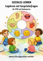 Vorschau - Arbeitsblätter - Soziales Lernen im Kindergarten – Legekreis für ein friedliches Miteinander Mit Einstieggeschichte, Reim & Gesprächsfragen | Kita, Vorschule - Deckblatt