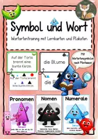 Vorschau - Fördermaterial/Inklusion - Symbol und Wort - Wortartentraining - Deckblatt