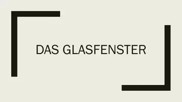Vorschau - Präsentationen/Tafelbilder - Fensterglass- Dreieck Flächenbrechnung - Deckblatt