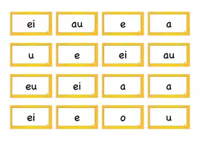 Vorschau - Spiele - Blitzlesen Keynote-App - Laute Silben Wörter Sätze Texte - Seite 2