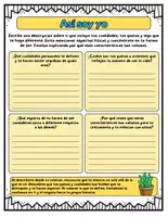 Vista previa - Hojas de trabajo - Cuadernillo Escribe tu autoestima - página 3