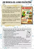 Vista previa - Hojas de trabajo - LECTURAS COTIDIANAS + DIBUJOS - página 1