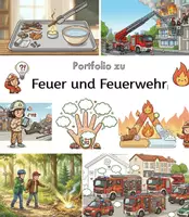 Vorschau - Unterrichtsreihen - Feuer und Feuerwehr Portfolio, Portfolioarbeit, Stationen - Seite 1
