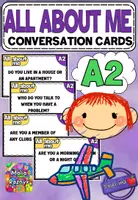 Vista previa - Unidades / Secuencias / Situaciones de Aprendizaje - All About Me Conversation Cards A2 Level CEFR - Portada