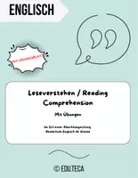 Vorschau - Arbeitsblätter - Leseverstehen / Reading Comprehension: Neuseeland (Prüfungsstil) - Deckblatt