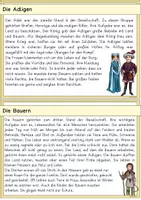 Vorschau - Unterrichtsreihen - Das Mittelalter Klasse 3, 4, Lesetexte /Wissenskarten - Seite 3