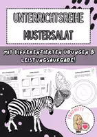Vorschau - Arbeitsblätter - Reihe Mustersalat (mit differenzierten ABs und Leistungsaufgabe) - Deckblatt