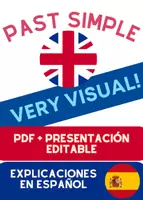 Vista previa - Juegos / Gamificación - PAST SIMPLE Presentacion + Juego Online - Portada