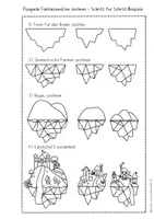 Vorschau - Arbeitsblätter - Fliegende Fantasiewelten im Kunstunterricht in der Sek 1, Sekundarstufe 1 Zeichnen, Kunst Klasse 5, Klasse 6, Klasse 7 - Seite 2