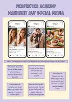 Vorschau - Arbeitsblätter - Perfekter Schein? Wahrheit auf Social Media (2) - Deckblatt