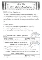 Vorschau - Arbeitsblätter - How to Write a Letter of Application. Inkl. interaktive PDF und Lösungen - Seite 1