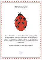 Vorschau - Arbeitsblätter - Materialpaket Marienkäfer - Seite 1