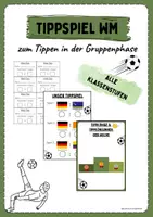 Vorschau - Spiele - Klassen-Tippspiel für die WM (Gruppenphase) - Deckblatt