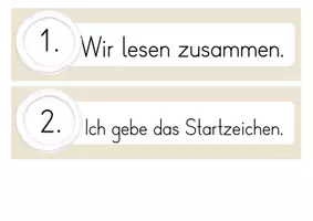 Vorschau - Poster - Lesetandems | Tafelmaterial | Merkplakate | Visualisierung - Seite 1