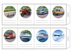 Vorschau - Arbeitsblätter - Mini Booklet Vehicles (Fahrzeuge/Verkehrsmittel) - Seite 3