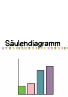 Vorschau - Arbeitsblätter - Einführung von Säulendiagrammen - Deckblatt