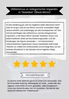 Vorschau - Arbeitsblätter - Utilitarismus vs. kategorischer Imperativ in “Nosedive” (Black Mirror) - Deckblatt