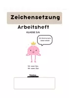 Vorschau - Arbeitsblätter - Zeichensetzung Arbeitsheft + Lösung - Seite 1