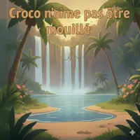 Aperçu - Autre type de ressources - Croco n'aime pas être mouillé - Page de couverture