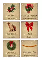 Vista previa - Juegos / Gamificación - Ruleta y bingo letra imprenta (Navidad) - página 3
