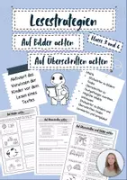 Vorschau - Arbeitsblätter - Lesestrategie - Vorwissen aktivieren - Deckblatt