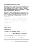 Vorschau - Arbeitsblätter - Drei Sachtexte mit Fragen A2 - Deckblatt