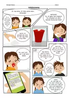 Vorschau - Arbeitsblätter - Comic Infektionen Ansteckungswege - Deckblatt