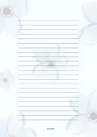 Vorschau - Mal- und Bastelvorlagen - Frühling | Briefpapier | Kreatives Schreiben | Briefpapier mit Blumenmotiv | Schreibvorlage „Frühlingsgefühle“ 🌸 - Deckblatt