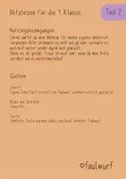 Vorschau - Präsentationen/Tafelbilder - Blitzlesen für die 1. Klasse (Teil 2) - Vier Ausführungen - Seite 2
