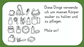 Vorschau - Präsentationen/Tafelbilder - Digitales Tafelbild: Körperpflege – Schritt für Schritt erklärt Passend zu den Arbeitsblättern - Seite 2