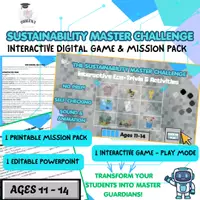 Vista previa - Juegos / Gamificación - Sustainability Activities Secondary | Earth Day STEM Project - página 1