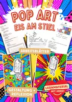 Vorschau - Pop Art Kunst Eis am Stiel - Deckblatt