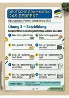 Vorschau - Arbeitsblätter - Deutsch A2 – Perfekt mit haben/sein - Seite 2
