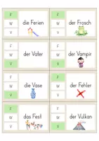 Vorschau - Fördermaterial/Inklusion - Klammerkarten V, W oder F - Seite 2