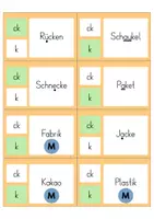 Vorschau - Fördermaterial/Inklusion - Klammerkarten k oder ck - Seite 3
