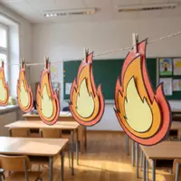 Vorschau - Mal- und Bastelvorlagen - Pfingsten | Flammenzungen Bastelvorlage | Basteln | Heiliger Geist | Grundschule, Förderschule & Sekundarstufe I | Klasse 1-5 - Seite 1