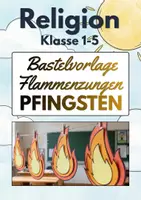 Vorschau - Mal- und Bastelvorlagen - Pfingsten | Flammenzungen Bastelvorlage | Basteln | Heiliger Geist | Grundschule, Förderschule & Sekundarstufe I | Klasse 1-5 - Deckblatt