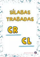 Vista previa - Tarjetas / Manipulativos - COMPLETAR CON SÍLABAS TRABADAS CR Y CL - Portada
