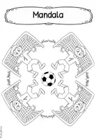 Vorschau - Arbeitsblätter - Fußball WM 2026 | Mandalas & Ausmalbilder | Freiarbeitsmaterial Grundschule Klasse 1–4 - Seite 3