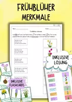 Vorschau - Arbeitsblätter - Frühblüher - Merkmale (Sachunterricht) - Deckblatt