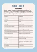 Vorschau - Merkblätter - Smalltalk auf Spanisch Phrasen und Vokabel - Deckblatt
