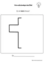 Vorschau - Arbeitsblätter - Es ist kein… Es ist ein… - Weitermalbilder - Seite 1
